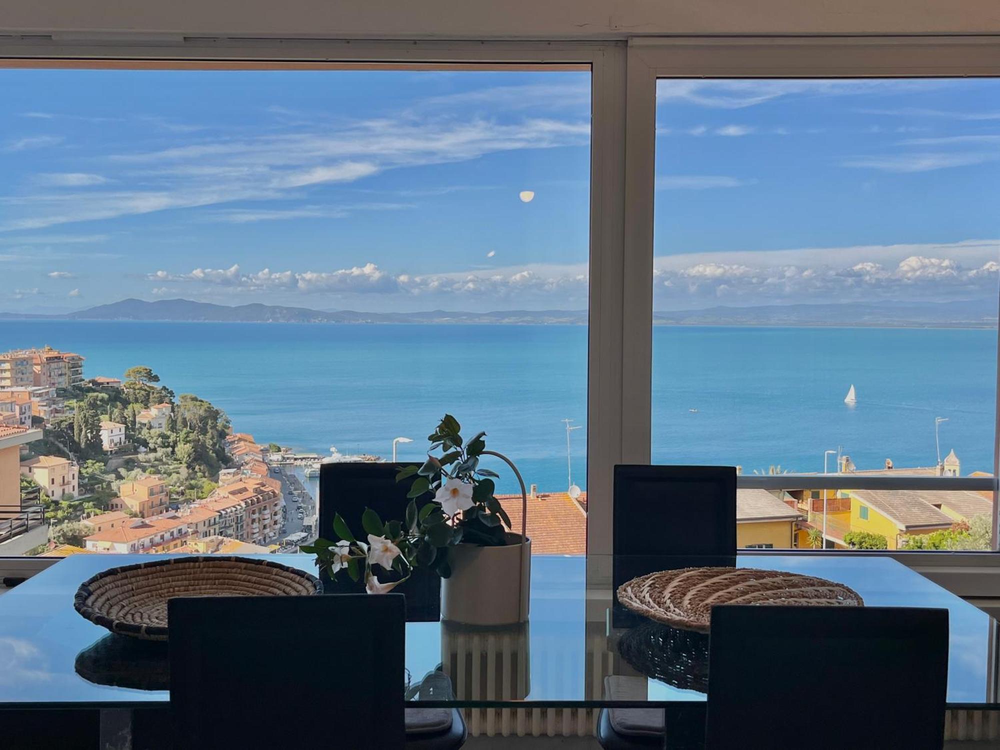 Porto Santo Stefano Vista Mare + Parcheggio Gratuito公寓 外观 照片