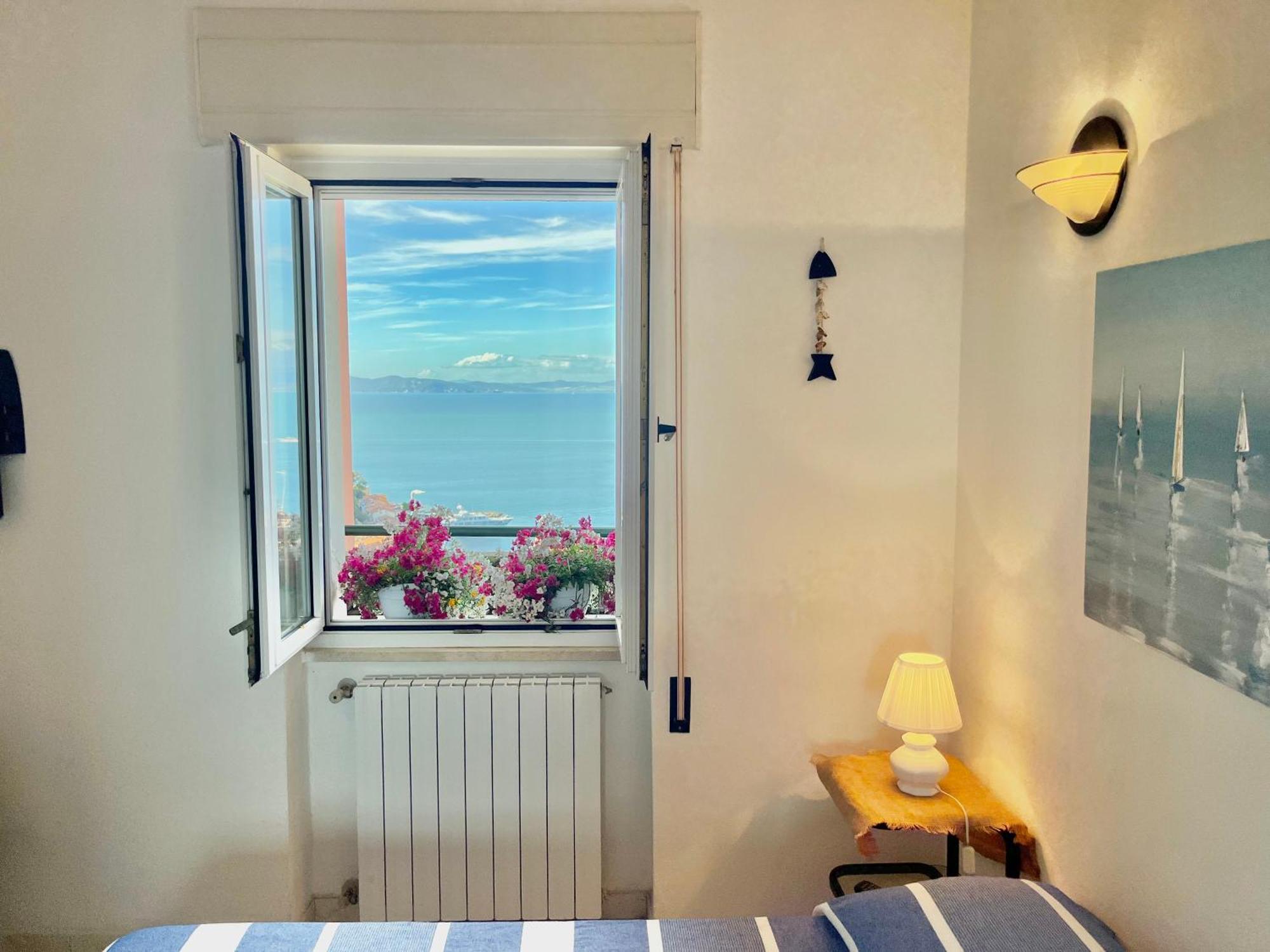 Porto Santo Stefano Vista Mare + Parcheggio Gratuito公寓 外观 照片